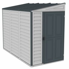 Duramax SideMate 4 x 8 Plastic Garden Shed with Foundation Kit - 15 Years Warranty