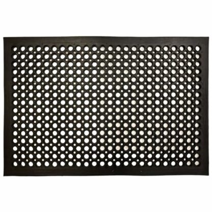 EDS Commercial Rubber Floor Mat Heavy Duty Large Outdoor Rubber Entrance Door Mat Anti Fatigue Non Slip Mats with Drainage Hole for Industrial Kitchen Restaurant Garage Garden 2 EDS Commercial Rubber Floor Mat Heavy Duty Large Outdoor Rubber Entrance Door Mat Anti Fatigue Non Slip Mats with Drainage Hole for Industrial Kitchen Restaurant Garage Garden - Image 2
