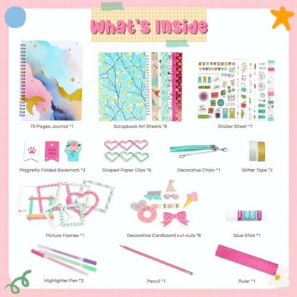 EDUMAN DIY Journal Gift for Girl 3 EDUMAN DIY Journal Gift for Girl - Image 3