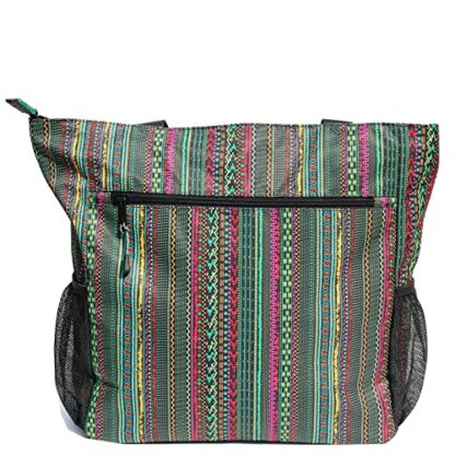 ESVAN Original Floral Waterproof Large Tote Bag for Gym Beach Travel Everyday 3 ESVAN Original Floral Waterproof Large Tote Bag for Gym Beach Travel Everyday - Image 3