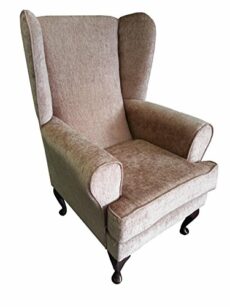 EURODIVANI high seat wing chair Beige colour 21" seat height