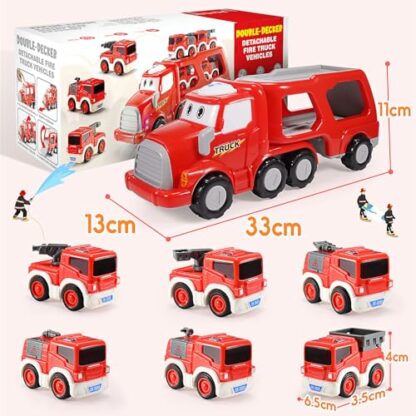 EUTOYZ Toys for 2 3 Year Old Boys, Toy Cars Construction Toys for 1-6 Year Old Boys Toys Age 1-6 Birthday Easter Gifts - Image 3