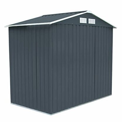 EVRE 6 x 4 FT Storage Outdoor Patio Garden Shed With Lockable Door Strong Structure Backyards Garden Patio 3 EVRE 6 x 4 FT Storage Outdoor Patio Garden Shed With Lockable Door Strong Structure Backyards Garden Patio - Image 3