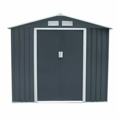 EVRE 6 x 4 FT Storage Outdoor Patio Garden Shed With Lockable Door Strong Structure Backyards Garden Patio