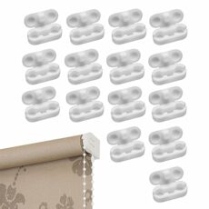 Enhance Your Blinds with 15 PCS Roller Blind Chain Connectors, Plastic Chain Connectors Fits Roller, Roller Blind Cord Connector Clips, Secure Ball Chain Cord Connector Clips for 4.5mm Chains
