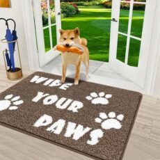 Enyhom Dog Paw Door Mat