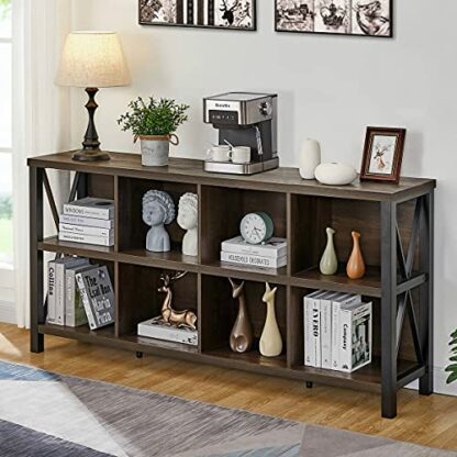 FATORRI 8 Cube Storage Organizer Bookshelf - Image 2
