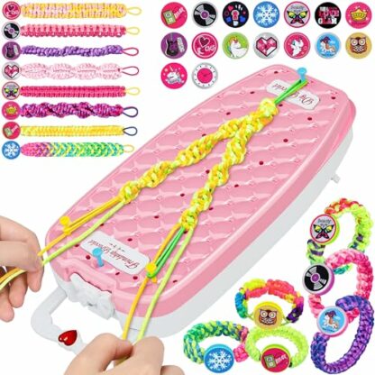 FHNSEL Friendship Bracelet Making kit,Arts and Crafts for Kids Ages 6-12,DIY,Birthday Gifts,Toys for Girls Ages 6 7 8 9 10 11 12 Year Old Kids Travel Activity Set 2 FHNSEL Friendship Bracelet Making kit,Arts and Crafts for Kids Ages 6-12,DIY,Birthday Gifts,Toys for Girls Ages 6 7 8 9 10 11 12 Year Old Kids Travel Activity Set - Image 2