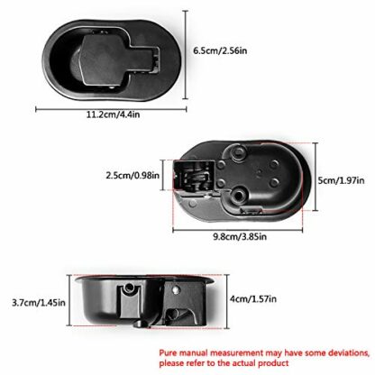 FOLAI Recliner Replacement Parts - Universal Black Metal Pull Recliner Handle with Cable - fits Recliner Couch Style Pull Chair Release Handle for Sofa - Image 4