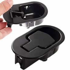 FOLAI Recliner Replacement Parts - Universal Black Metal Pull Recliner Handle with Cable - fits Recliner Couch Style Pull Chair Release Handle for Sofa