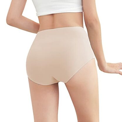 FallSweet Women's Briefs- Soft Seamless High Waist Panties Breathable Comfy Stretchy Women Seamless Underwear, Ideal for Daily Wear - Image 4
