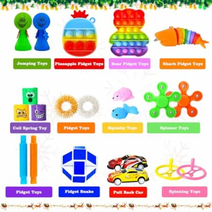 Fidget Advent Calendar 2024 for Kids, Christmas Countdown Calendar with Fun Fidget Toys, Count Down to Christmas with 24 Days Christmas Presents Box for Boys Girls 3 Fidget Advent Calendar 2024 for Kids, Christmas Countdown Calendar with Fun Fidget Toys, Count Down to Christmas with 24 Days Christmas Presents Box for Boys Girls - Image 3