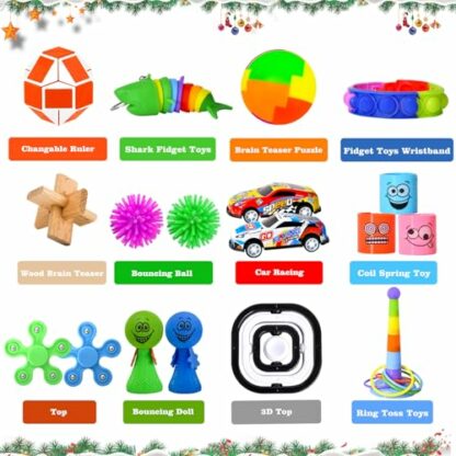 Fidget Christmas Countdown Calendar-Advent Calendar 2024 for Kids-24 Days Surprise Xmas Present Box-Holiday Christmas Count Down Advent Calendars Toy for Boys Girls Teens Adults - Image 4