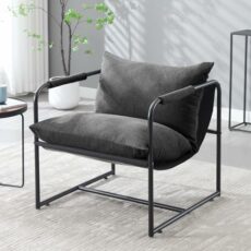 Fiona's magic Recliner Armchair, Modern Accent Chair with Metal Framed