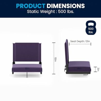 Flash Furniture Grandstand Comfort from Flash with ultra-padded seat - Image 3