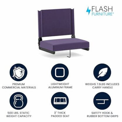Flash Furniture Grandstand Comfort from Flash with ultra-padded seat - Image 4