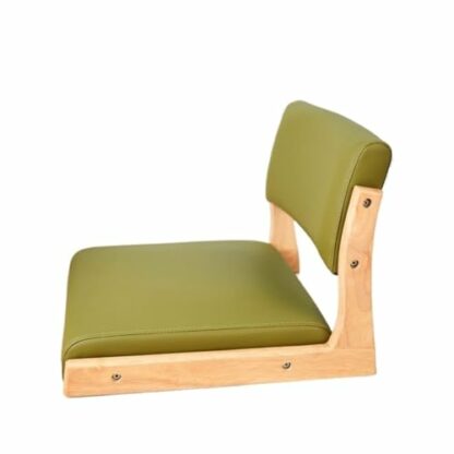 Floor Chair Accent Furniture Tatami Chair , Solid Wood Meditation Floor Chair, Living Room Chair Floor Seat, Portable Japanese Legless Chair,Lazy Sofa for Bay Window Meditation Reading Meditation Chai - Image 2