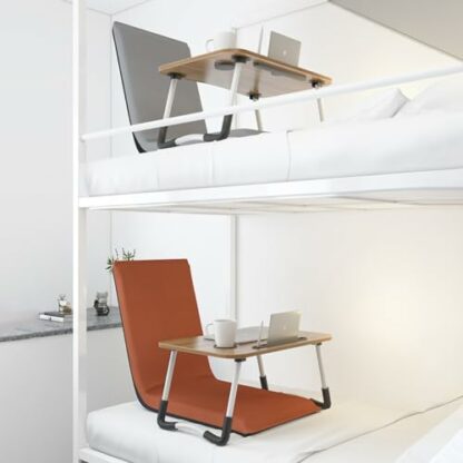 Floor Chair Adjustable Meditation Chair Padded Folding Gaming Soft Seat for Living Room Bedroom Yoga Room Gray - Image 4