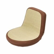 Floor Chair Japanese Style Floor Chair Padded Rattan Chair with Backrest, Meditation Chair Tatami Floor Lazy Chair Legless Chair, for Bay Window Bedroom Balcony Meditation Chair