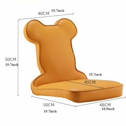 Floor Chair Modern Floor Chair Lazy Sofa Chair, Legless Tatami Chair with Back Support, Home Bay Window Lazy Backrest Chair, Meditation Floor Seating for Living Room, Bedroom, Balcony Meditation Chair - Image 4