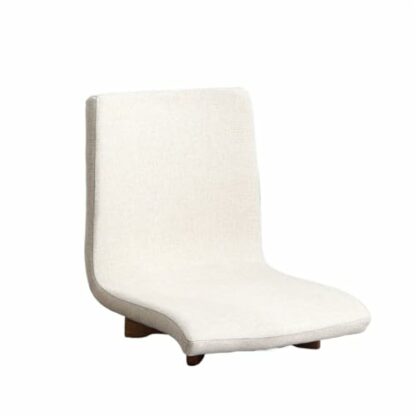 Floor Chair Rotating Tatami Chair, Floor Backrest Chair Bay Window Chair, Wood Legless Bed Chair with Cushion, Accent Meditation Floor Seat for Bay Window, Living Room, Bedroom, Balcony Meditation Cha - Image 2