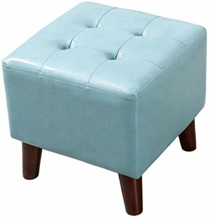 Footrest Ottoman Dressing Table,Home Living Room Sofa Bench Leather Door Change Shoe Bench Stool 36X36X40Cm 2 Footrest Ottoman Dressing Table,Home Living Room Sofa Bench Leather Door Change Shoe Bench Stool 36X36X40Cm - Image 2