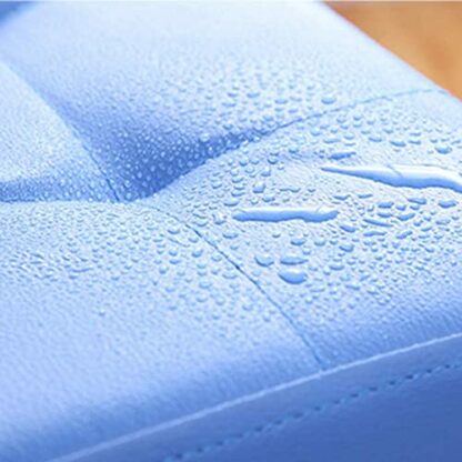 Footrest Ottoman Foot Stool Ottomans Stool Seat with Storage, Square Pouf, Portable Foot Stool - for Living Room Bedroom Small Space 30X30X35Cm - Image 4