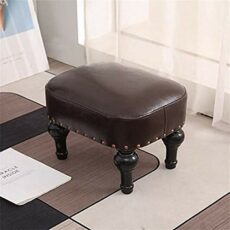 Footrest Ottoman Footstool Stool Upholstered Dressing Table Change Shoe Stool Footrest Seat Foot Small Cube Pouf Bench