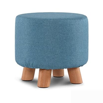 Footrest Ottoman Ottoman Footstool Padded Footrest Stool, Vanity Stool, Footstool Wooden Legs for Room, Coffee Table, Decorativeniture - Image 2