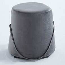 Footrest Ottoman Trapezoidal Ottoman with Handle Strap,Portable Footrest for Living Room Bedroom,Sofa Foot Stools