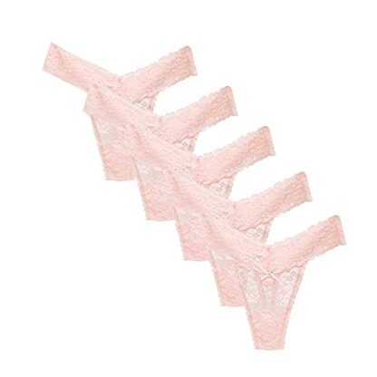 FunAloe Ladies Briefs Clearance Women'S Sexy Thong String Trousers Pack Lace Soft Lingerie Underwear Pack Of 5 5-Pack Sexy Sheer Lace Cutout Low Waist Thong Thong2149 - Image 2