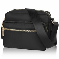 GAOHUI Cross Body Bag for Women, Multi Pocket Handbags & Shoulder Bags Waterproof Nylon Anti Theft Messenger Bag for Travel Shopping Appointment Daily