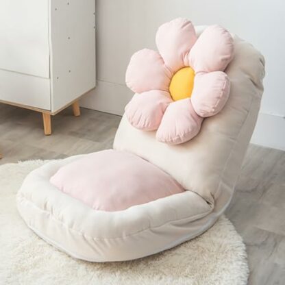 GIZNXBA Floor Chair Adjustable, Foldable Floor Lazy Sofa With Pillow, Folding Floor Gaming Chair With 5 Adjustable Positions, Meditation Floor Chair For Home, Office, Reading, Watching 2 GIZNXBA Floor Chair Adjustable, Foldable Floor Lazy Sofa With Pillow, Folding Floor Gaming Chair With 5 Adjustable Positions, Meditation Floor Chair For Home, Office, Reading, Watching - Image 2