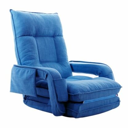 GIZNXBA Floor Chair Adjustable, Folding Floor Gaming Chair With 6 Positions, Foldable Floor Lazy Sofa, Chaise Lounge Indoor Sleeper Chair, Folding Lazy Sofa With Armrests 2 GIZNXBA Floor Chair Adjustable, Folding Floor Gaming Chair With 6 Positions, Foldable Floor Lazy Sofa, Chaise Lounge Indoor Sleeper Chair, Folding Lazy Sofa With Armrests - Image 2