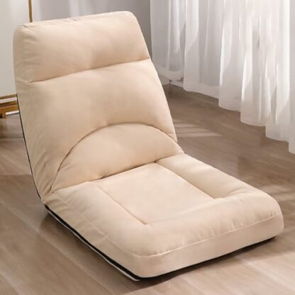 GIZNXBA Floor Chair Adjustable For Adults, Folding Floor Gaming Chair With 5 Adjustable Position, Folding Lazy Sofa Chair, Foldable Meditation Seating For Living Room, Bedroom - Image 2