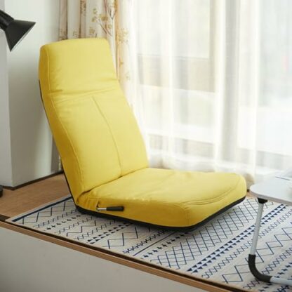 GIZNXBA Floor Chairs For Adults, Floor Lounger With 42 Position Backrest Adjustment, 14-position Headrest Adjustment, Folding Lazy Sofa Chair For Gaming, Sleeping, Chaise Lounge Indoor - Image 3