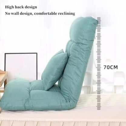 GIZNXBA Foldable Floor Lazy Sofa With Pillow, Indoor Chaise Lounger With 5 Adjustable Positions, Adjustable Back Support, Video Gaming Chair For Home, Office, Reading, Watching - Image 4