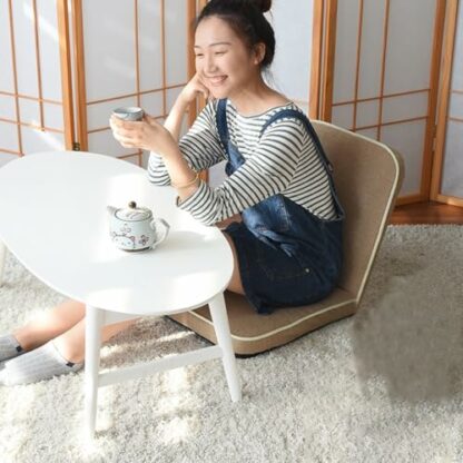 GIZNXBA Folding Floor Chair Meditation Chair With Back Support, Floor Seat Video Gaming Chairs For Kids, Teens, Adults, Adjustable 5-Position Comfortable Indoor Lounge Chair - Image 3