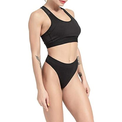 GRANKEE Thongs for Women Seamless-High Waisted Thong Underwear Comfortable Quality No Show Panties Multipack - Image 3