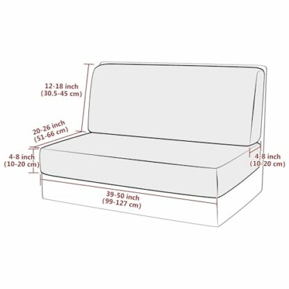 GSTUITGO RV Dinette Cushion Covers,Camper Cushions Cover for RV Camper Car Bench,Stretchable RV Dinette Seat Covers,Elastic Camper Cushion Slipcovers - Image 4