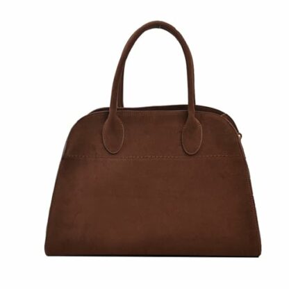 GeRRiT Faux Leather Tote Bag Satchel Purse for Women，Large Tote Bag Luxury Designer Shoulder Bag，Handbag Retro Crossbody Bag with Adjustable Strap - Image 2