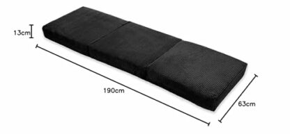 Gilda Adult Z Bed Futon Mattress Chair Footstool Morphing Furniture 3 Gilda Adult Z Bed Futon Mattress Chair Footstool Morphing Furniture - Image 3