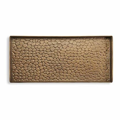 Good Directions Flowers Multi-Purpose Boot Tray/Shoe Tray - Copper Finish (30 inch) - Plants, Pet Bowl, Garage, Entryway, Entrance, Foyer - Image 3