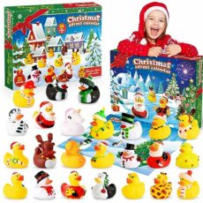 Gralal 2024 Christmas Advent Calendar 24 Days Countdown Calendar Rubber Duckies for Kids-Christmas Toys&Gifts