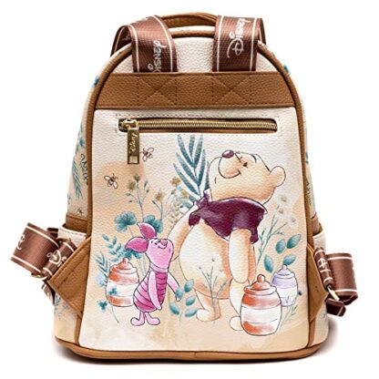 Grehge innie the Pooh 11" Vegan Leather Fashion Mini Backpack - Image 3