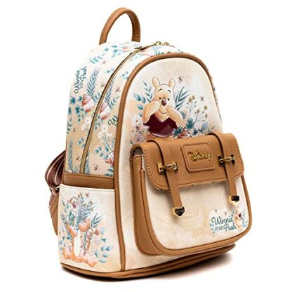 Grehge innie the Pooh 11" Vegan Leather Fashion Mini Backpack - Image 4