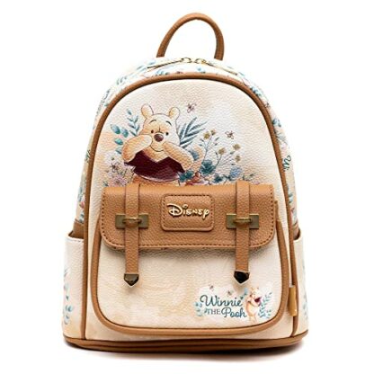 Grehge innie the Pooh 11" Vegan Leather Fashion Mini Backpack - Image 2