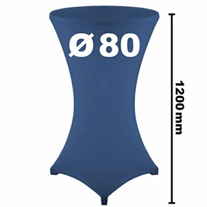 Gräfenstayn 2pcs Stretch bar table cover Diana different sizes with a diameter of Ø60 cm • Ø70 cm • Ø80 cm – Öko-Tex approved Standard 100 - Image 4
