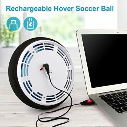Growsland Kids Hover Soccer Ball Gift Boys Girls Age 3,4,5,6,7,8,9-12 Year Old Rechargeable Air Power Sport Football Game Colorful LED Light & Foam Bumpers Indoor Outdoor Disk Toy 3 Growsland Kids Hover Soccer Ball Gift Boys Girls Age 3,4,5,6,7,8,9-12 Year Old Rechargeable Air Power Sport Football Game Colorful LED Light & Foam Bumpers Indoor Outdoor Disk Toy - Image 3
