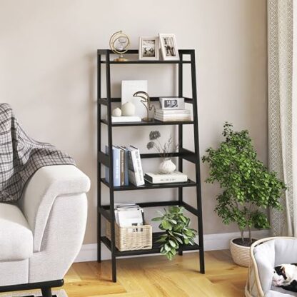 HITNET Ladder Shelf with 4-Tier Open Shelves - Image 3